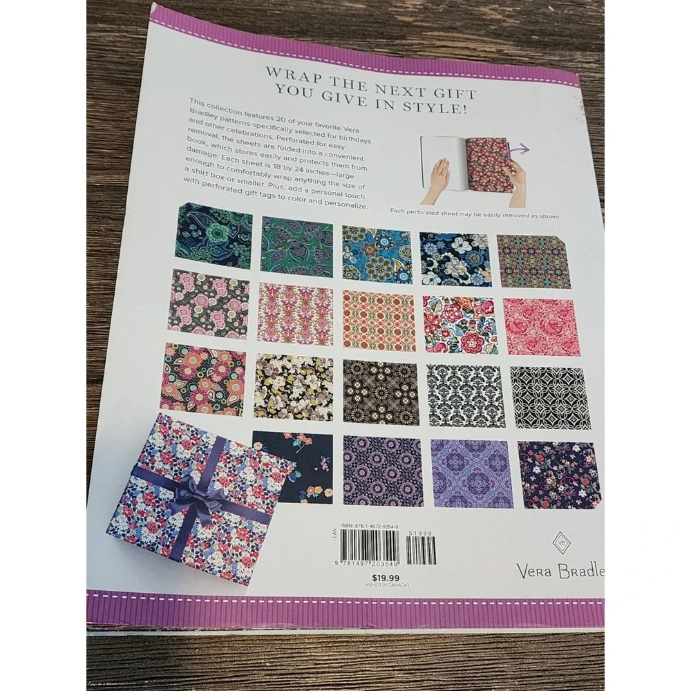 Vera Bradley Birthday Bash Wrapping Paper: 20 Sheets to Craft, Wrap & Love (...